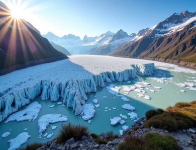 Mer de Glace : Images Saisissantes du Recul et de la Fonte au Fil du Temps