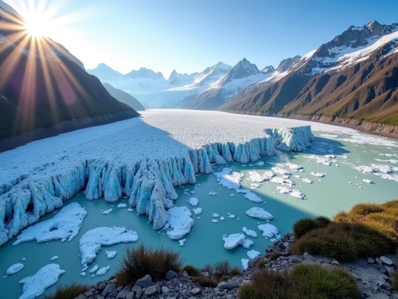 Mer de Glace : Images Saisissantes du Recul et de la Fonte au Fil du Temps