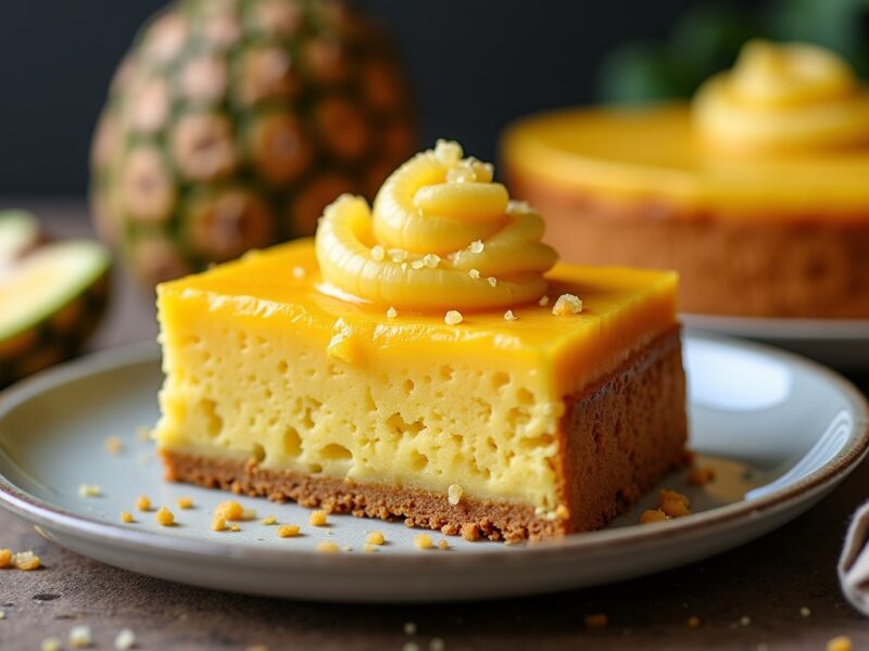 Délicieux gâteau moelleux à l’ananas : une recette rapide et savoureuse à réaliser chez soi