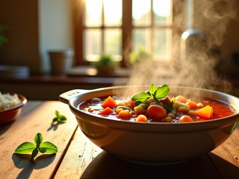 Minestrone minute : la soupe italienne saine à préparer sans attendre