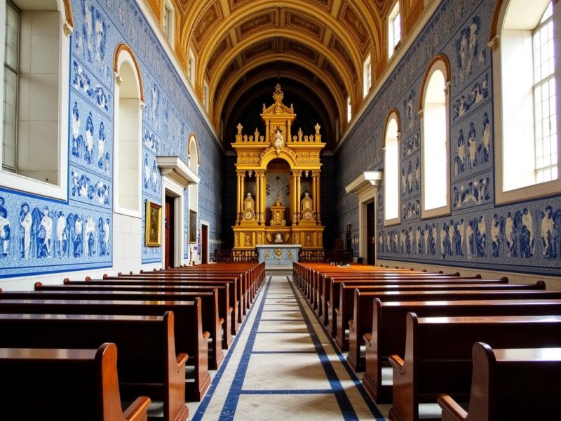 Émerveillement à l&rsquo;Église du Carmo à Porto : exploration historique et splendeur des azulejos baroques
