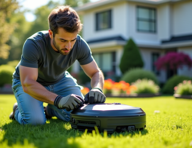 Installer un robot tondeuse sans fil périphérique : méthode en 6 étapes