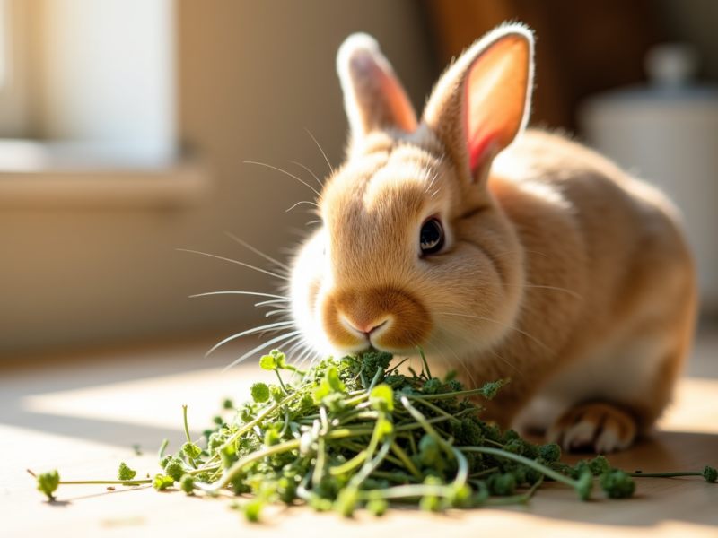 Passer au foin de Crau AOP pour son lapin : méthode en 5 étapes