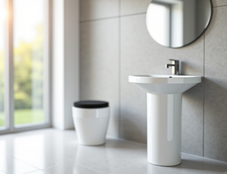 Installer un lavabo totem en céramique : méthode en 8 étapes