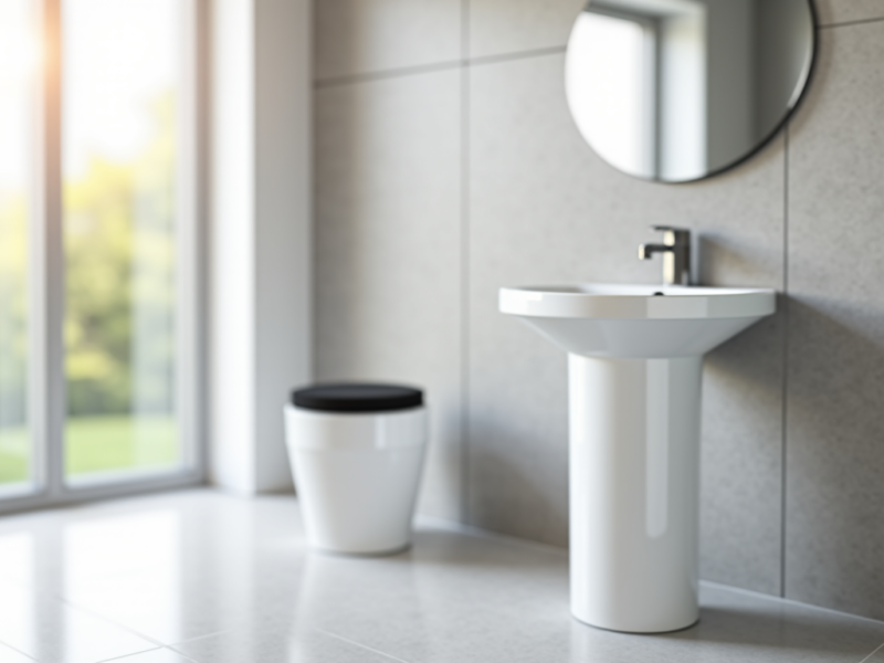 Installer un lavabo totem en céramique : méthode en 8 étapes