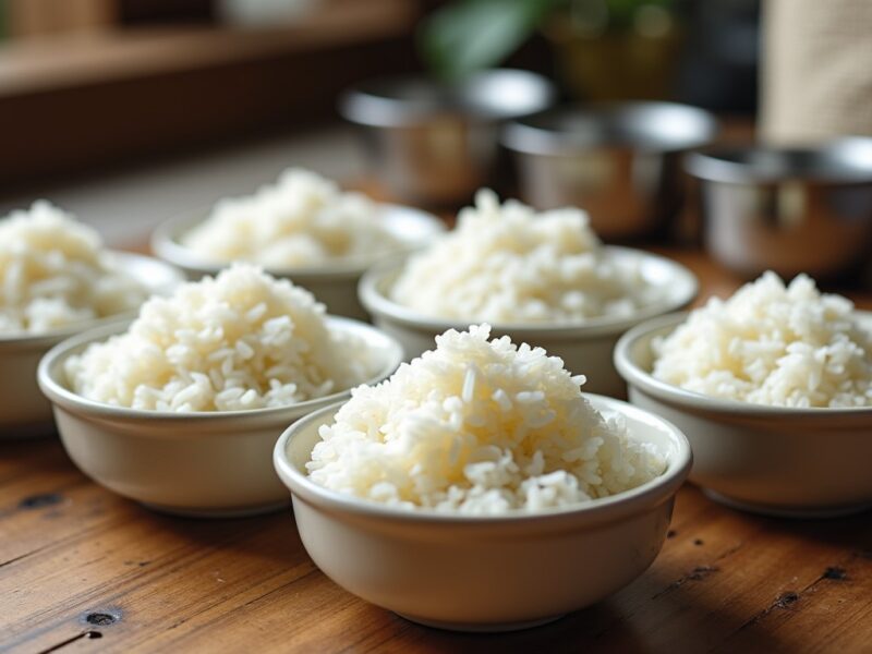 Combien de riz prévoir pour 5 personnes : guide essentiel et astuces de dosage