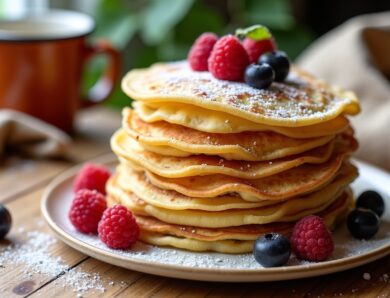 Crêpes moelleuses sans lait : une recette simple et gourmande à réaliser chez soi