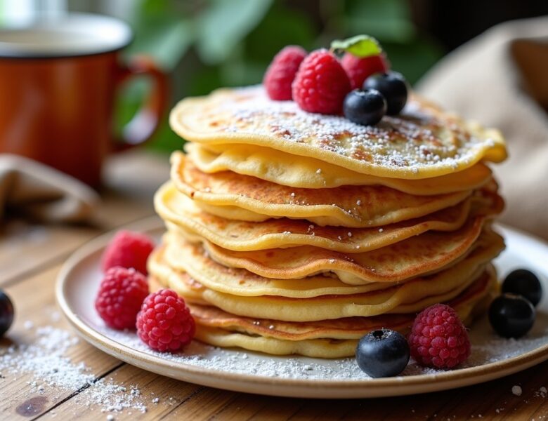 Crêpes moelleuses sans lait : une recette simple et gourmande à réaliser chez soi