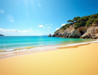 Découvrez la Plage du Grand Sperone en Corse : sable doré et eaux translucides