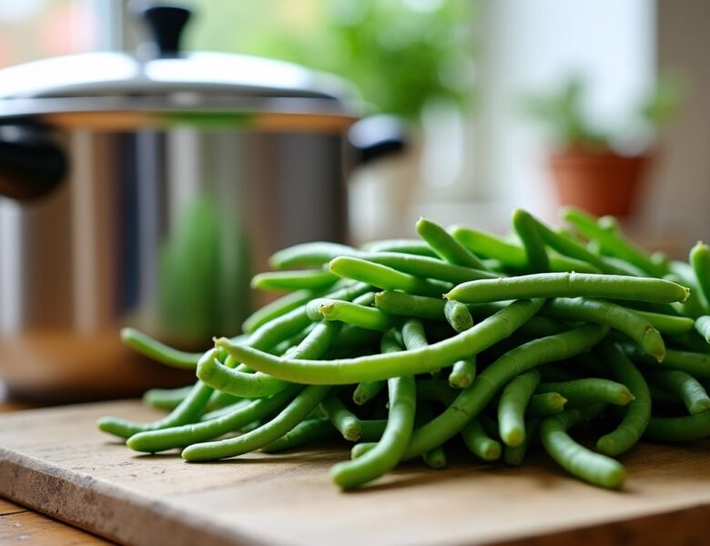 Cuisson express des haricots verts frais à la cocotte-minute : mode d’emploi simple et rapide