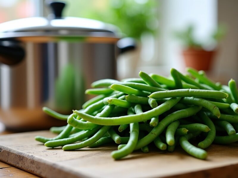 Cuisson express des haricots verts frais à la cocotte-minute : mode d’emploi simple et rapide