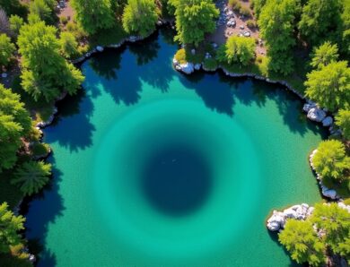 L’Œil de la Terre en Croatie : découverte fascinante de la source naturelle de la Cetina