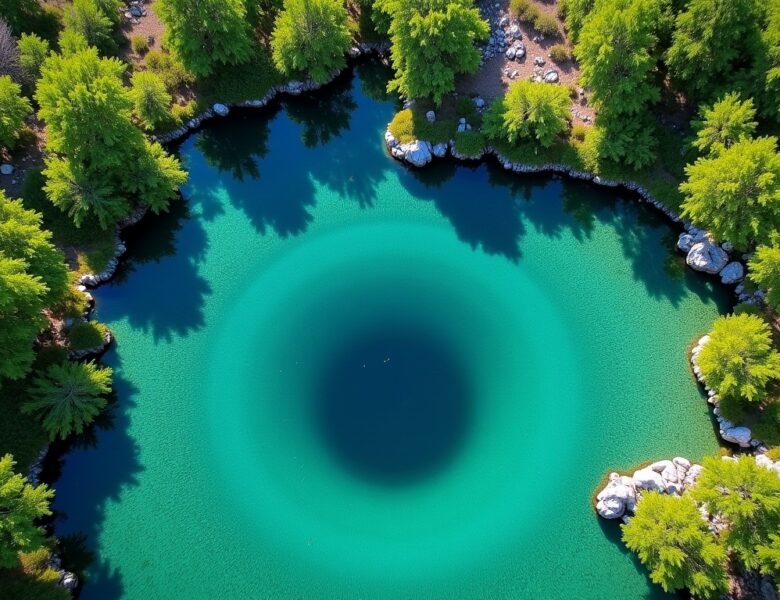 L’Œil de la Terre en Croatie : découverte fascinante de la source naturelle de la Cetina