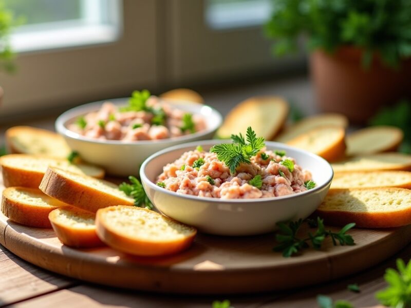 Rillettes de thon au fromage blanc : une recette simple et express pour un apéritif réussi